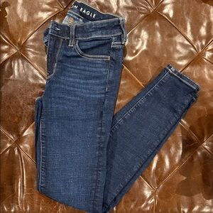 American Eagle Deep Indigo Jegging sz 000